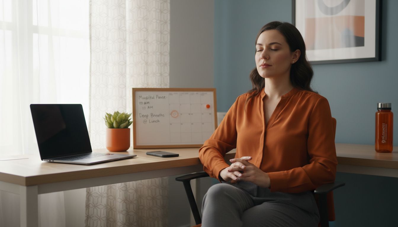 mindful breathing office