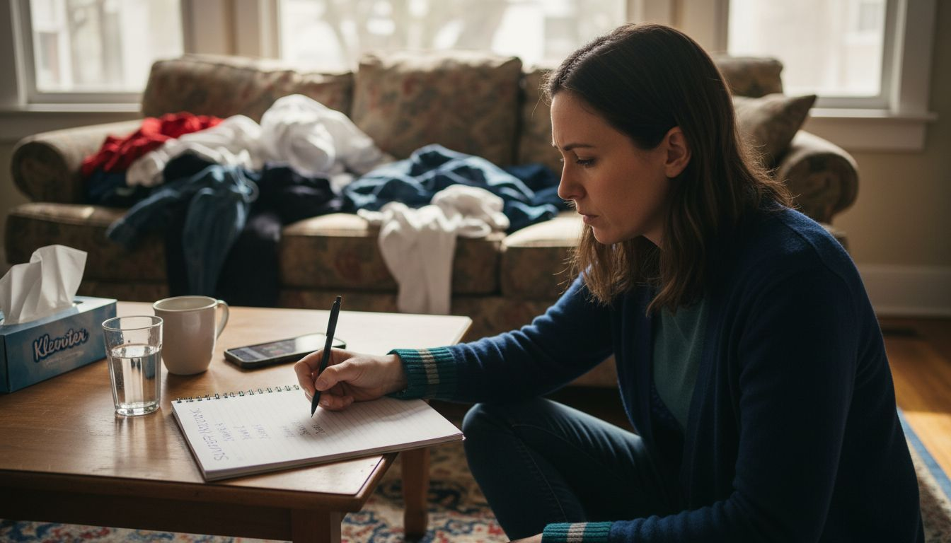 Woman selects support network for recovery