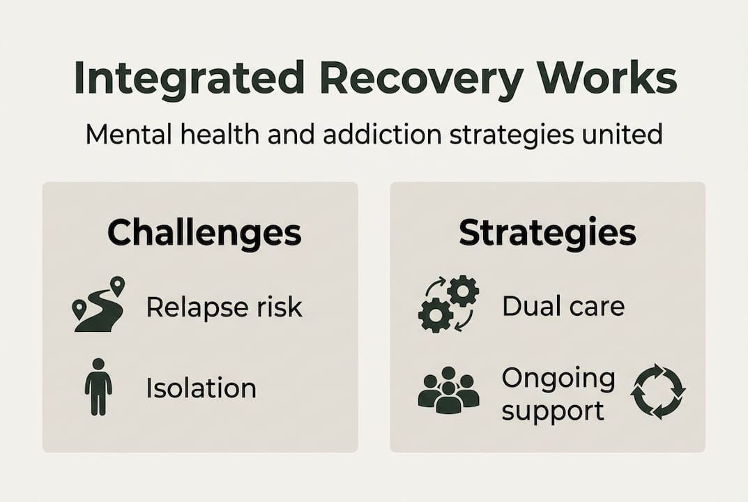 Infographic showing integrated recovery strategies