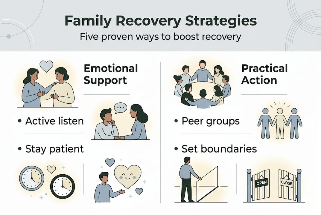 Infographic family impact strategies five ways