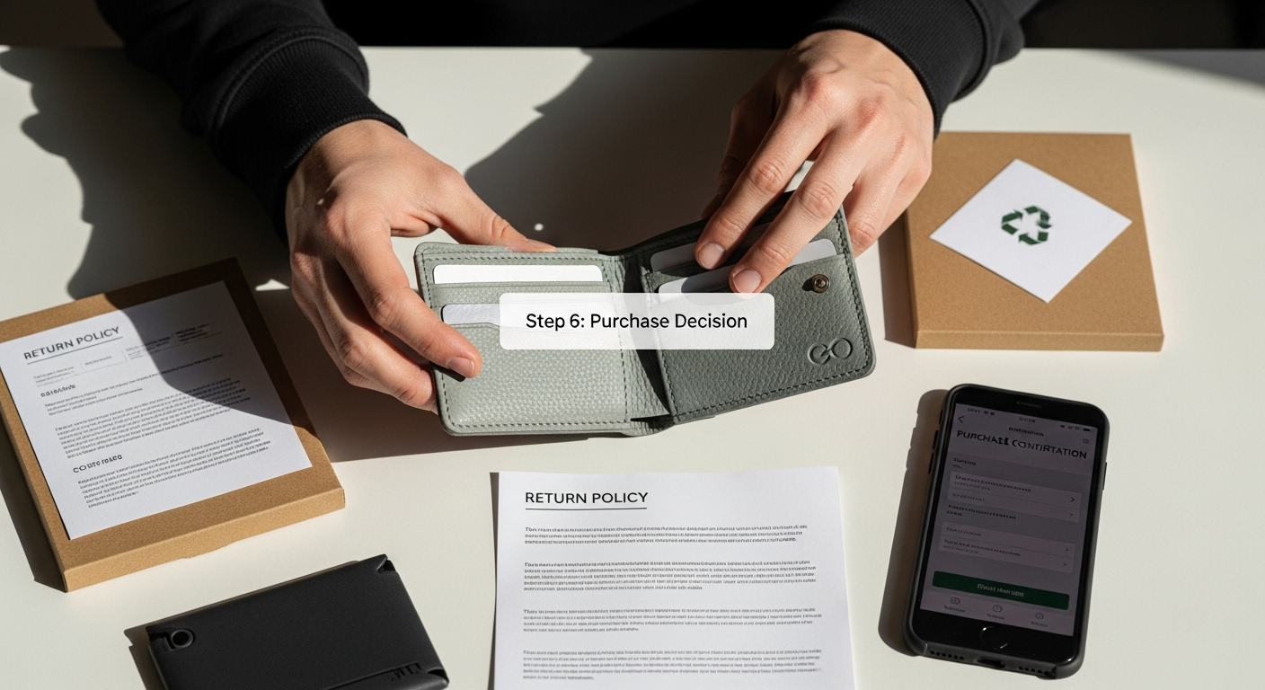 purchase sustainable wallet process