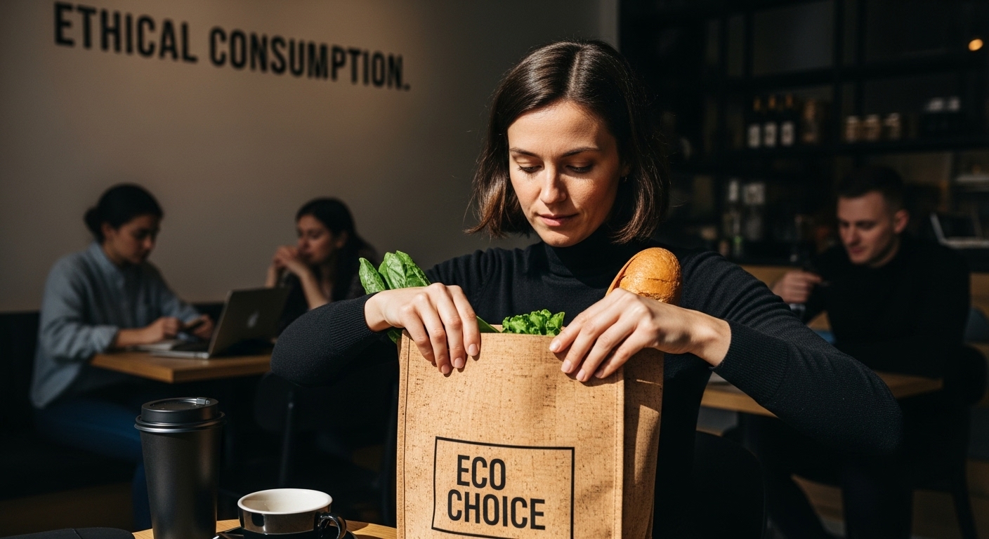 eco tote bag cafe