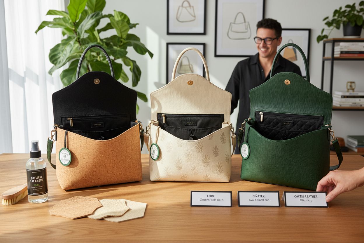 cork pinaetex cactus handbags