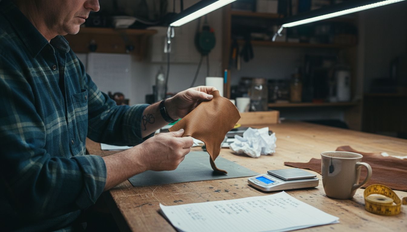 Testing vegan leather and real leather durability