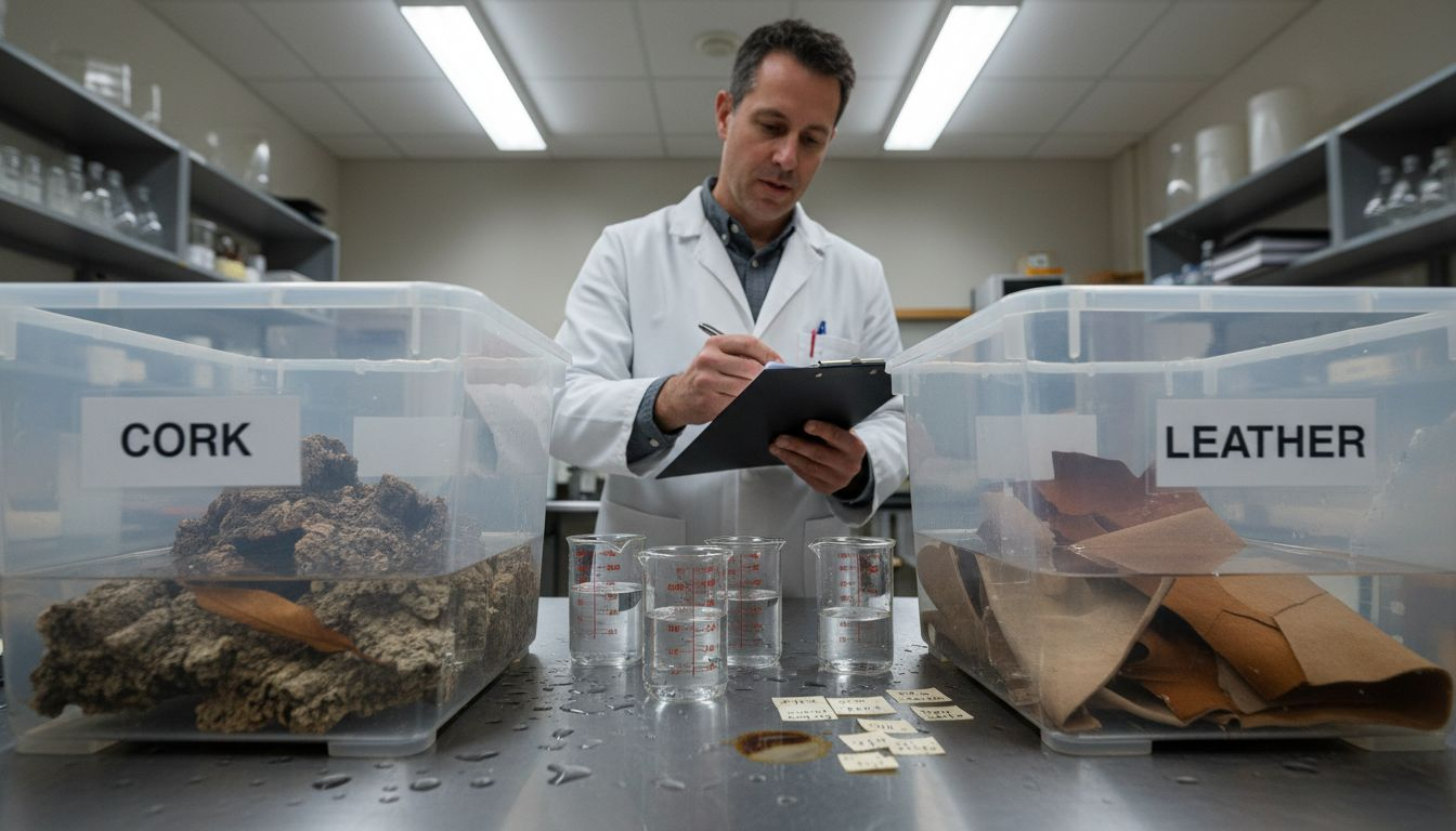 Scientist compares cork and leather water use