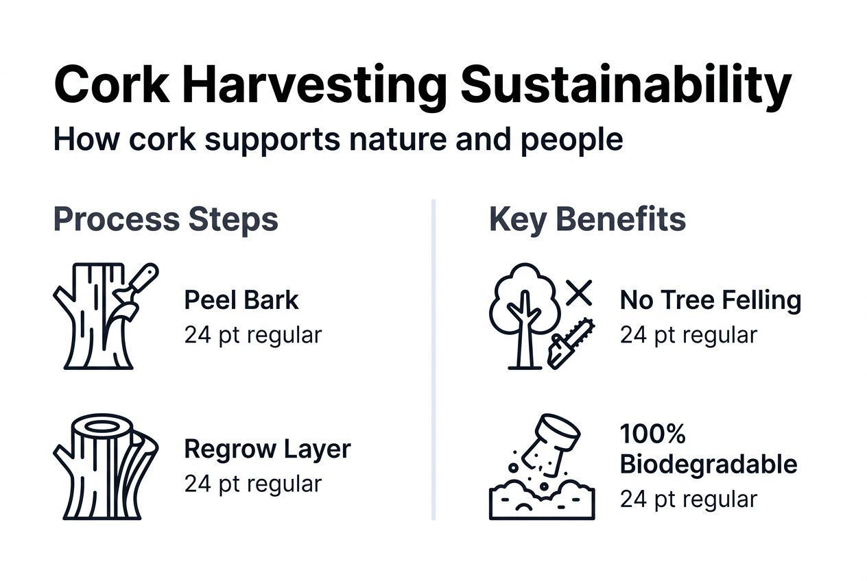 Infographic highlights cork harvesting’s environmental benefits