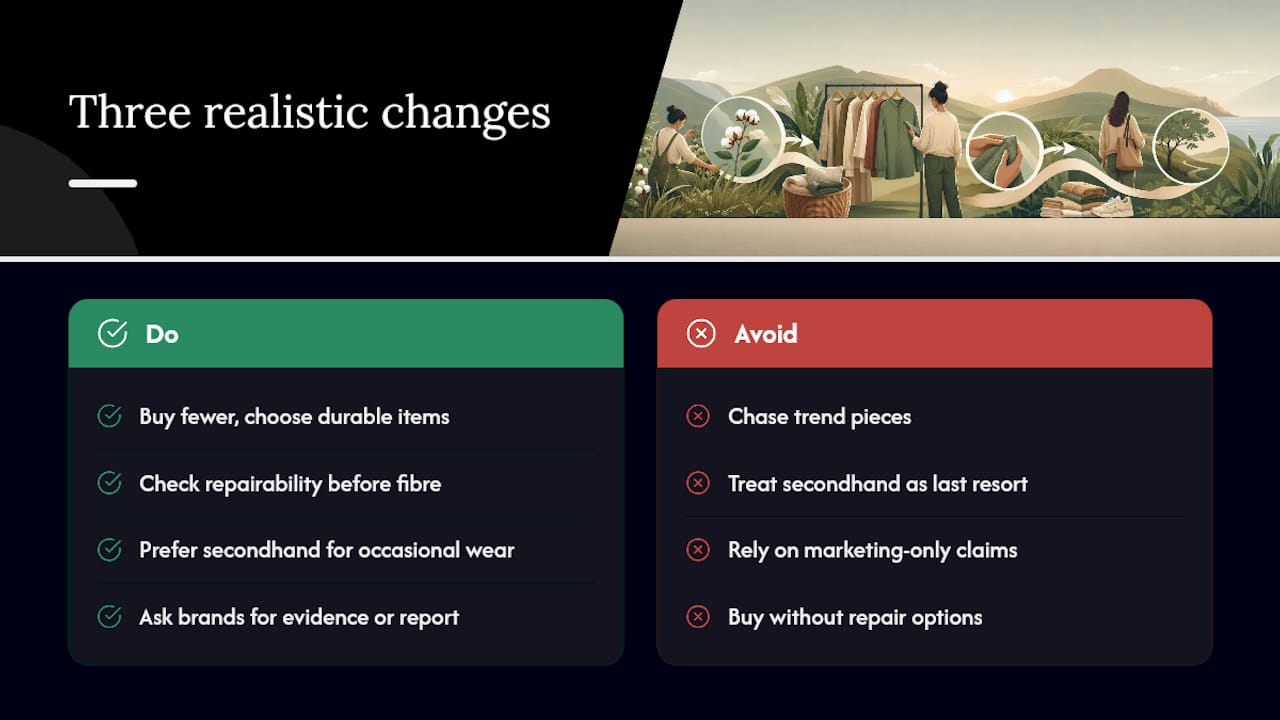 Three realistic changes worth making now — overview diagram