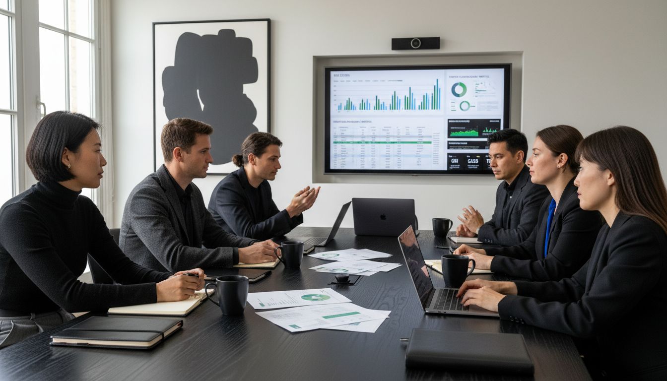 Role of ESG in Family Offices: Complete Guide 2 ESG reporting meeting