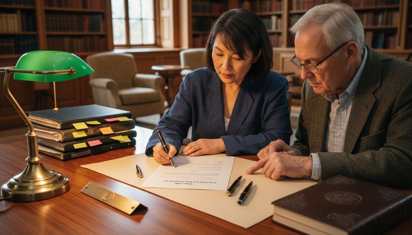 Why Adopt Family Governance for Lasting Wealth 1 Family signing governance documents