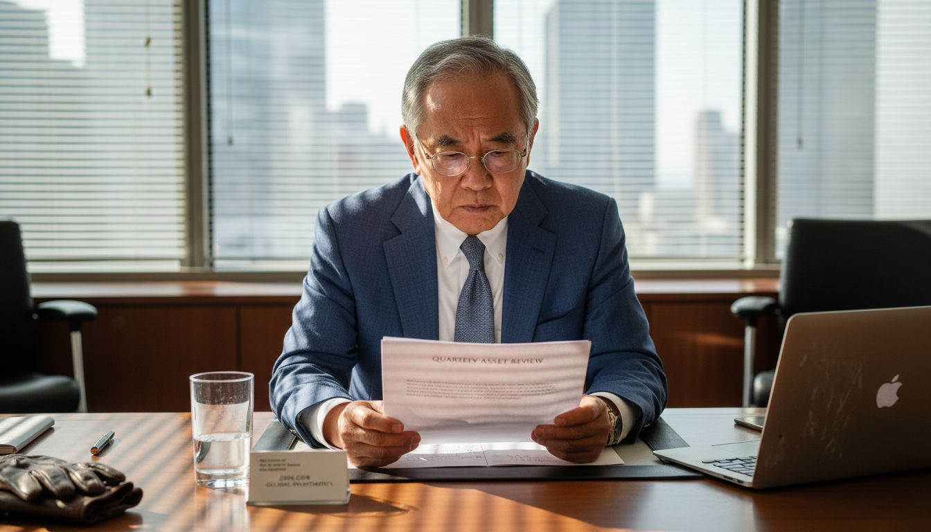 Why Network With Family Offices: Strategic Advantages 1 UHNW investor reviewing documents at desk