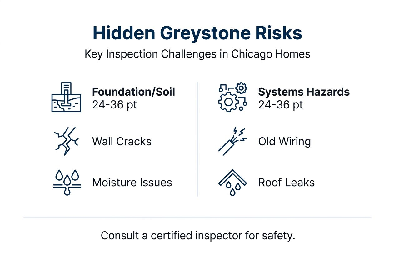 Infographic showing Greystone home inspection risks