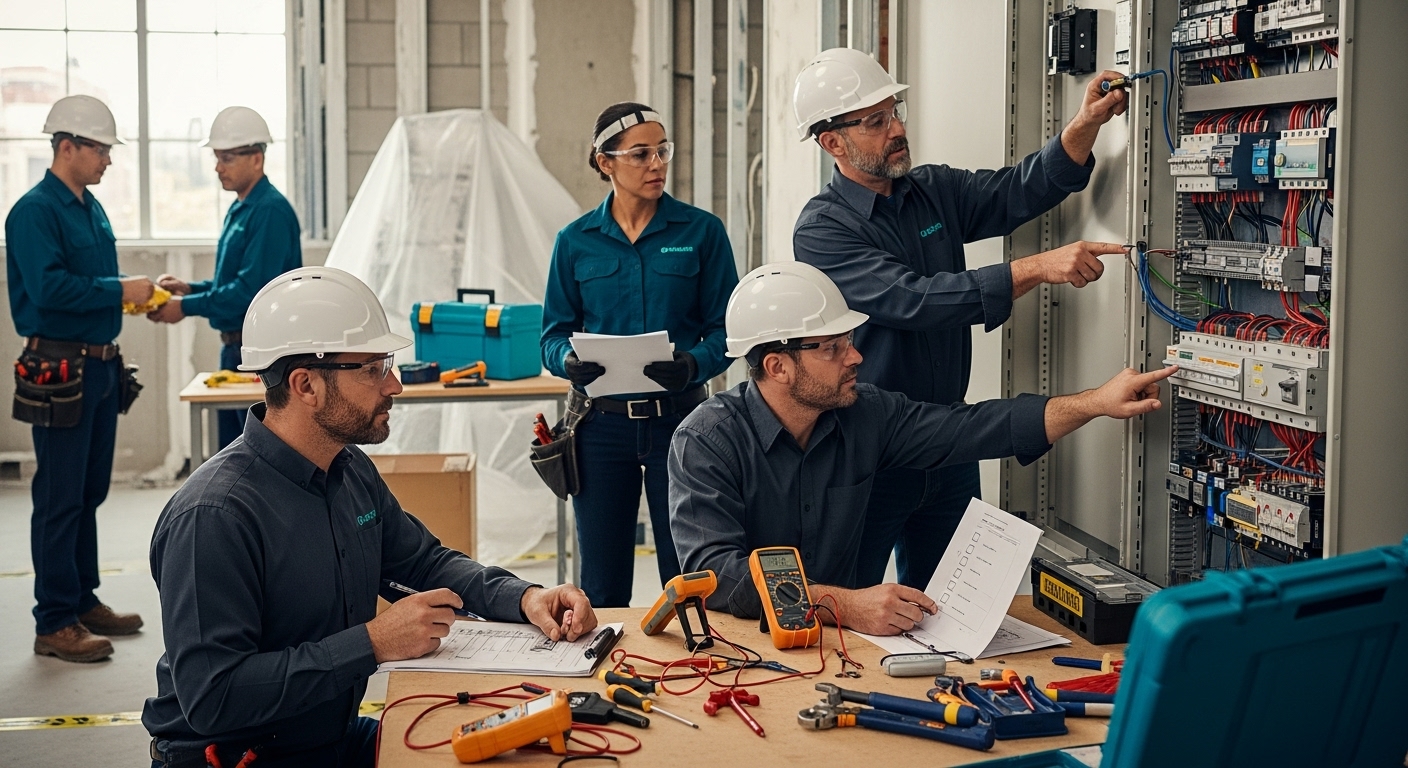 Elektriker Team Erfahrung Projekt