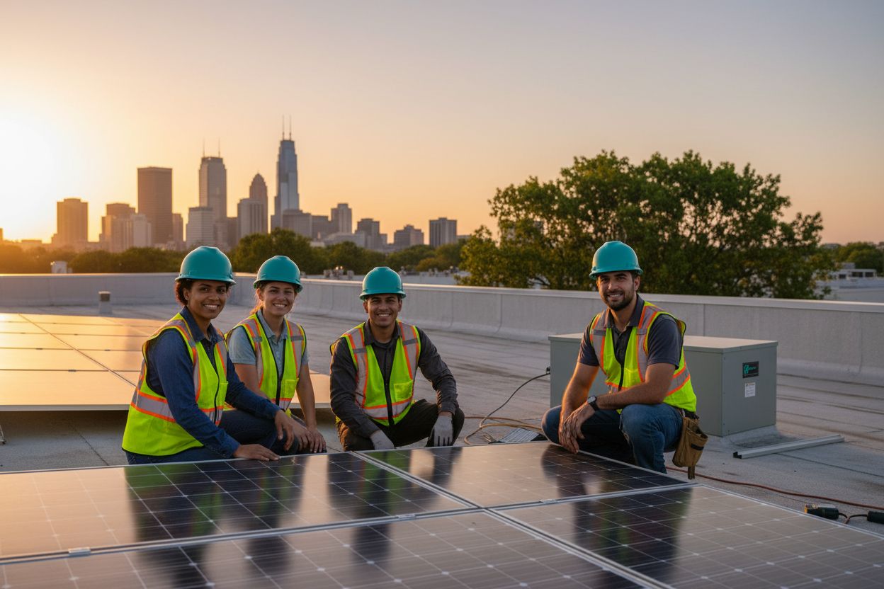 Photovoltaik Installation Team