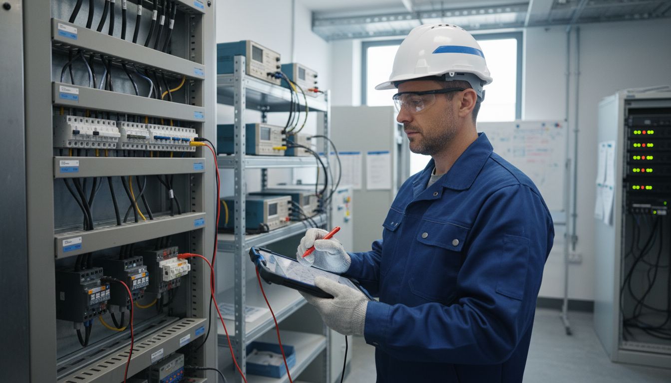 Elektroprüfung Dokumentation Technikraum