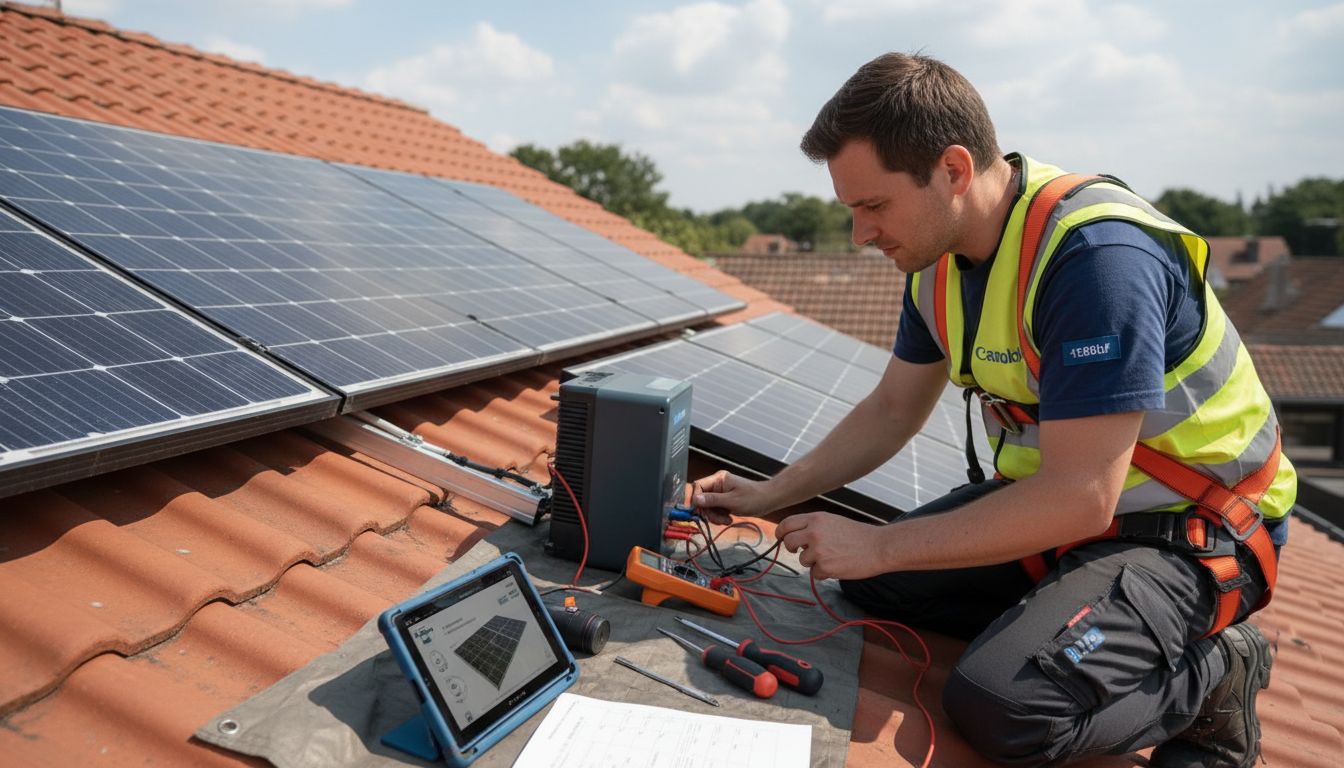 Solaranlage Inspektion Dach