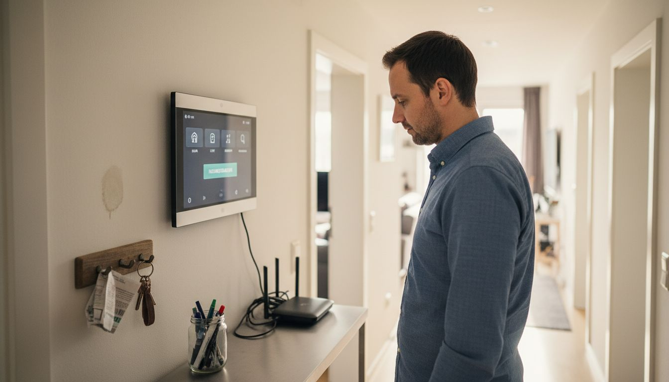 Hausautomation: Wie Ihr Zuhause smarter wird 2 Eine Person stellt die Einstellungen ihres Smart Home-Systems individuell ein.