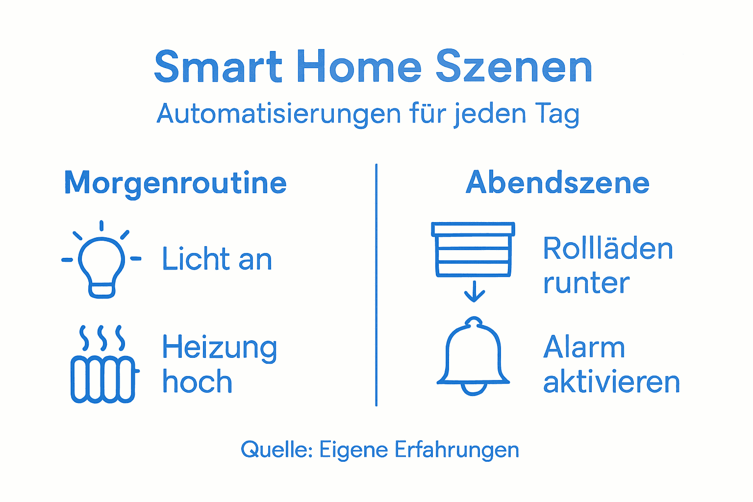 Smart Home schritt für schritt realisieren und steuern 2 Übersicht: Die wichtigsten Szenarien für die Smart Home Automatisierung