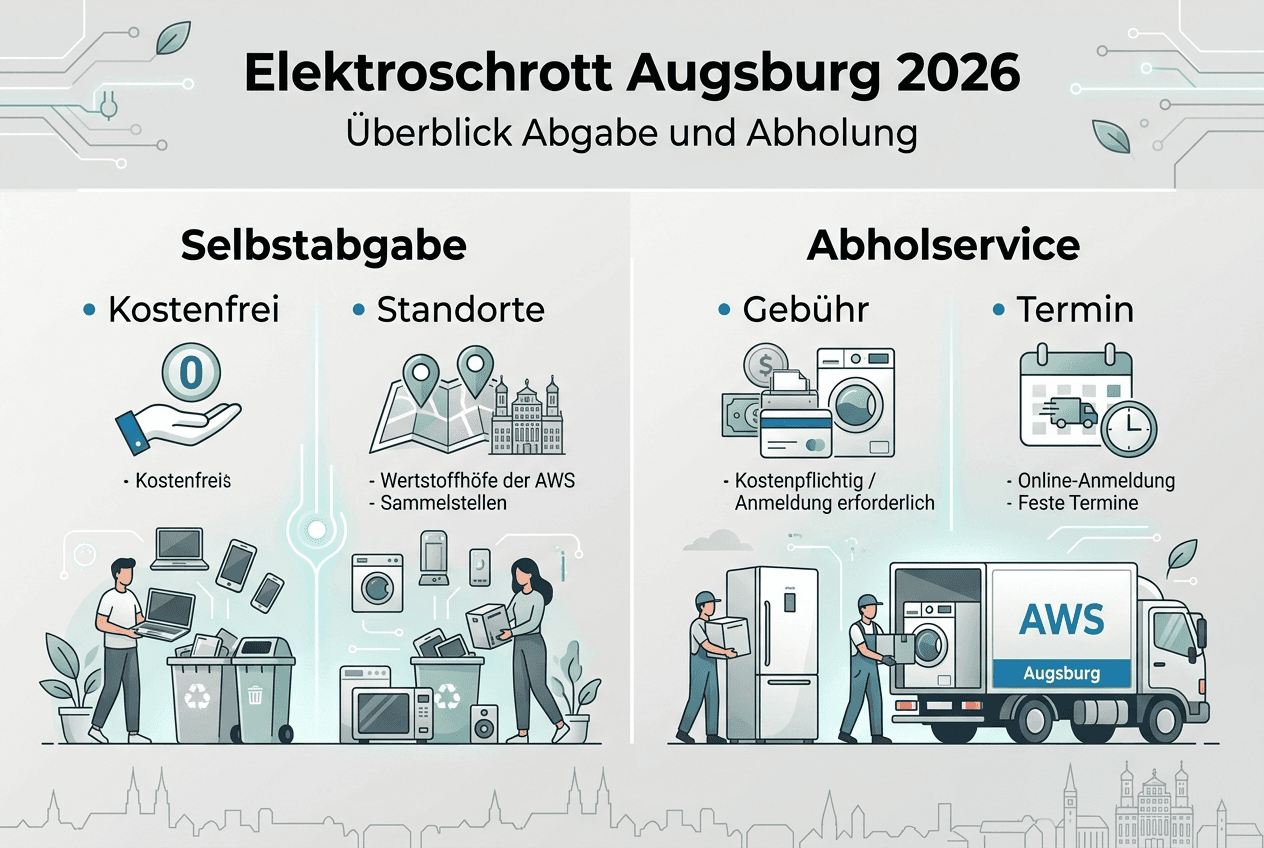 Übersicht: So entsorgt man Elektroschrott richtig in Augsburg