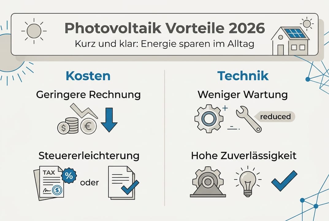 Übersicht: Die wichtigsten Vorteile der Photovoltaik – Technik und Kosten im Vergleich auf einen Blick