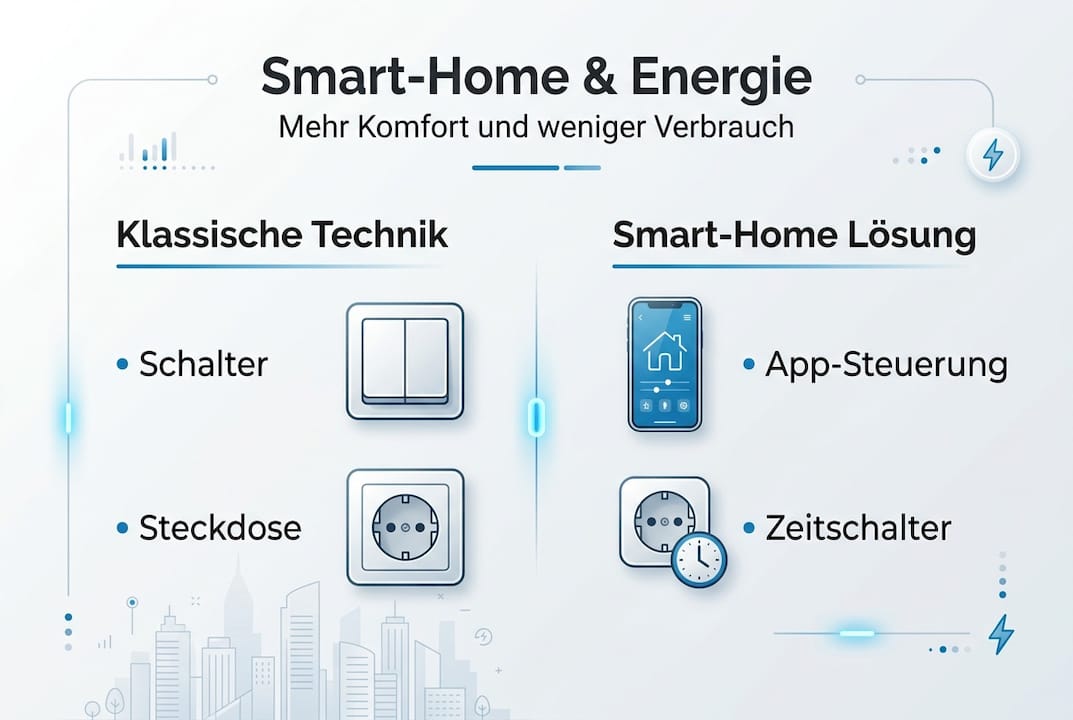 Elektriker Heidenheim: Smart-Home & Energie optimal nutzen 2 Übersicht: Intelligente Lösungen für ein vernetztes Zuhause und effiziente Energienutzung