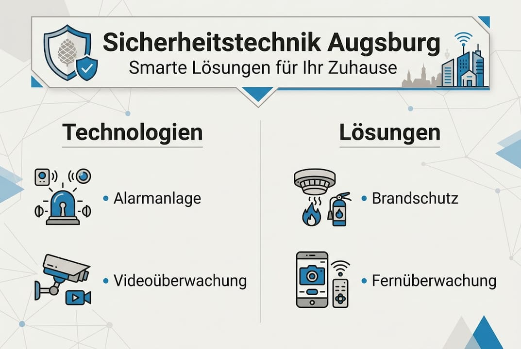 Sicherheitstechnik in Augsburg: Smarte Lösungen für Ihr Zuhause 2 Alles auf einen Blick: Die wichtigsten Fakten zur Sicherheitstechnik in Augsburg