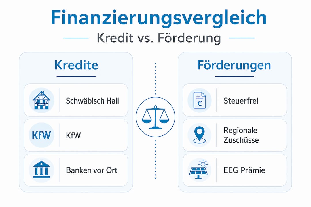 Schwäbisch Hall Photovoltaik: Lohnt es sich 2026? 2 Überblick: Finanzierungsmöglichkeiten für Photovoltaikanlagen in Schwäbisch Hall – Infografik