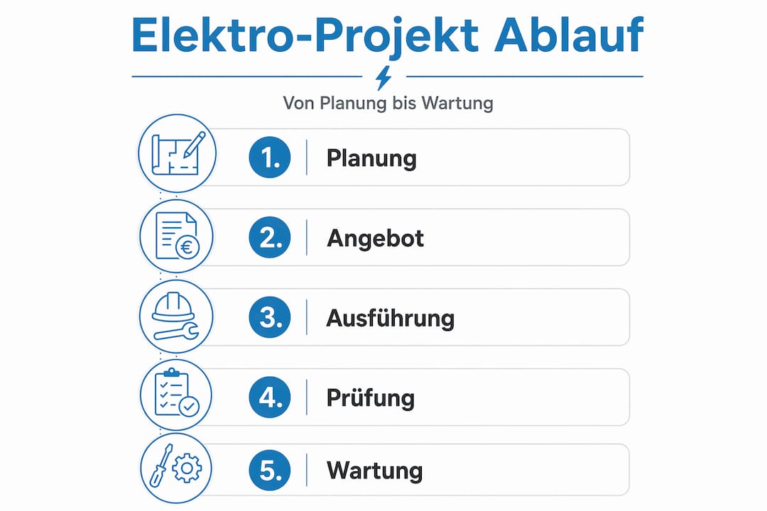 Schritt-für-Schritt-Anleitung: So gelingt die Elektroinstallation in fünf Etappen