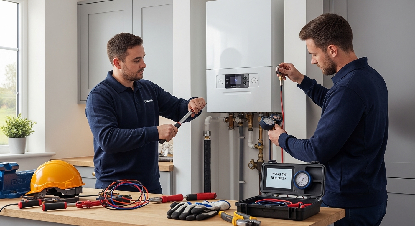 boiler installation process