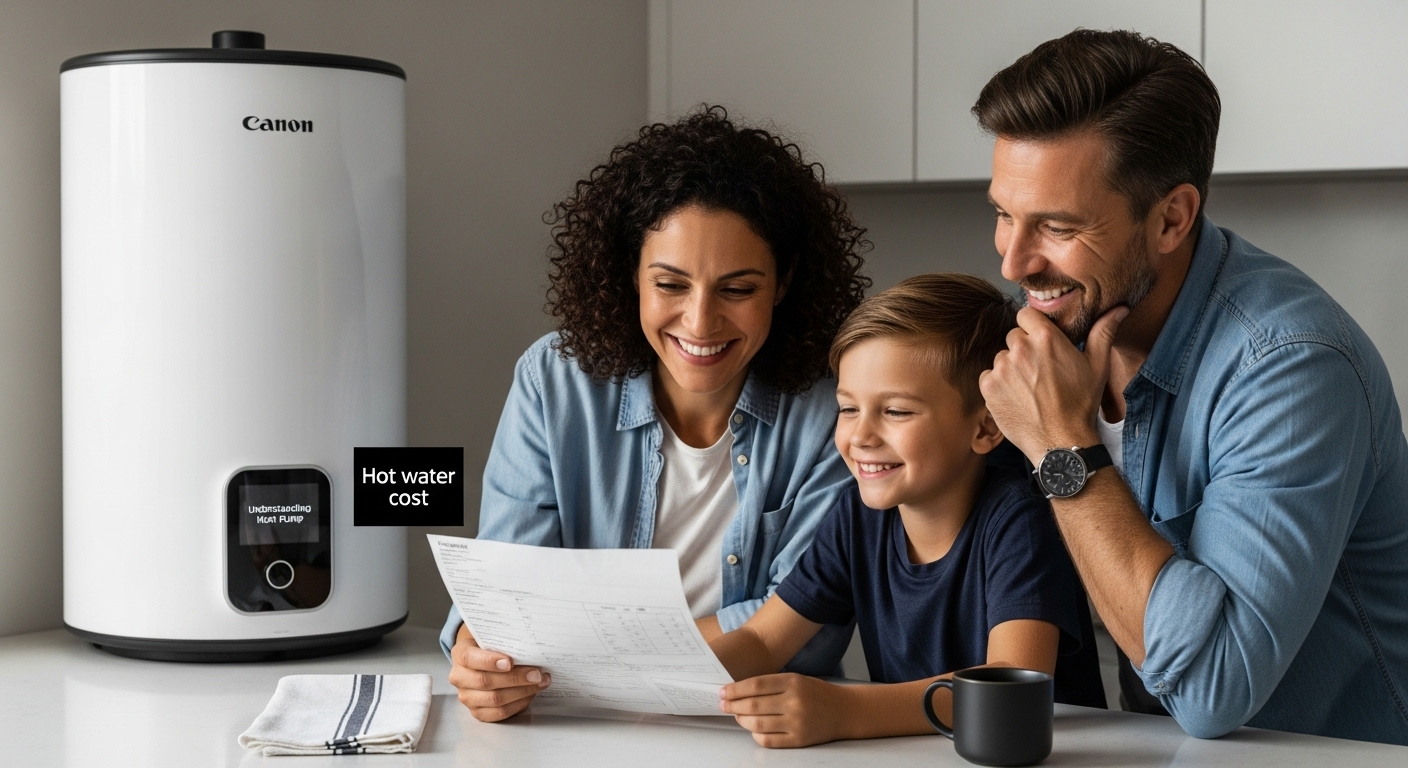 heat pump hot water cost