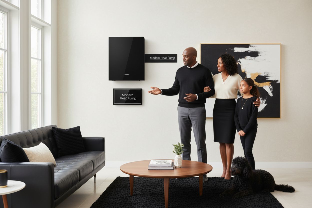 modern heat pump features