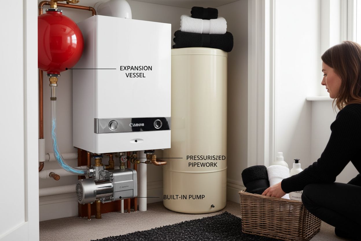 system boiler components