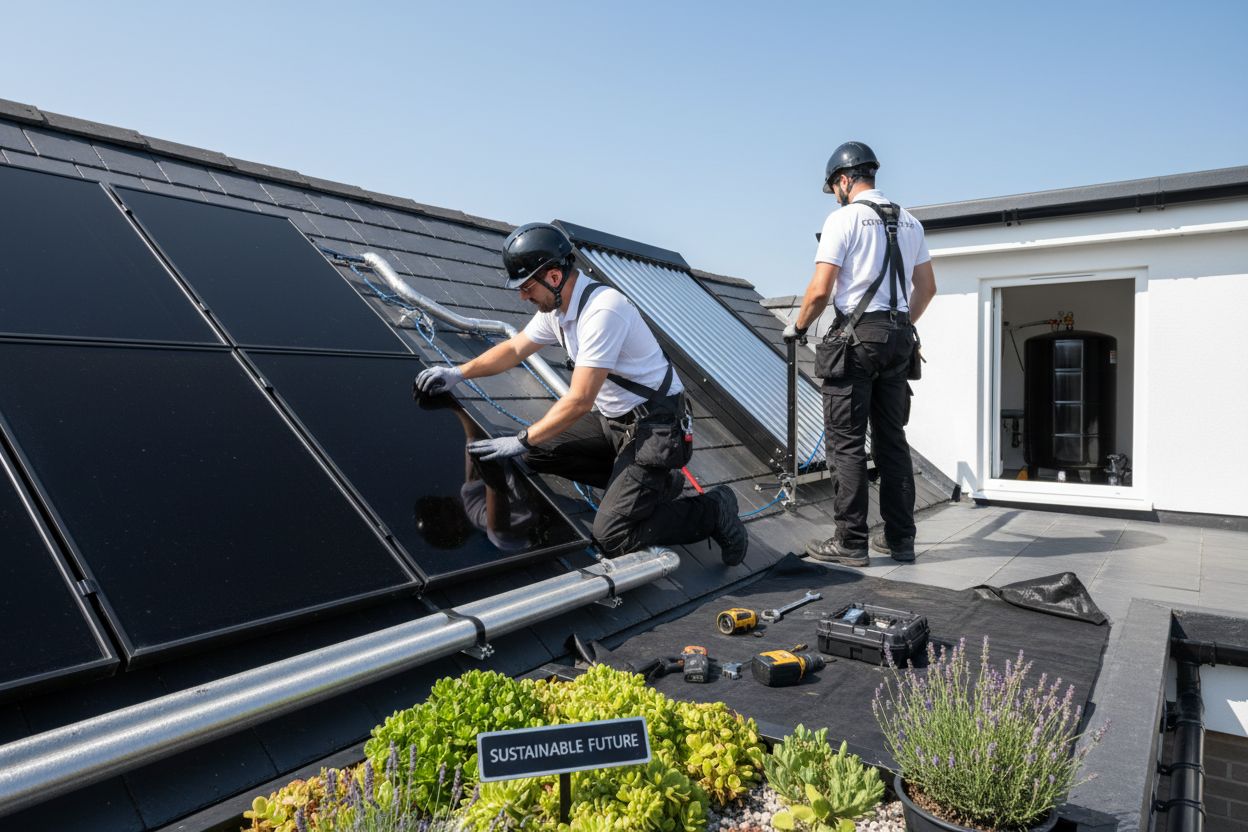 solar thermal installation