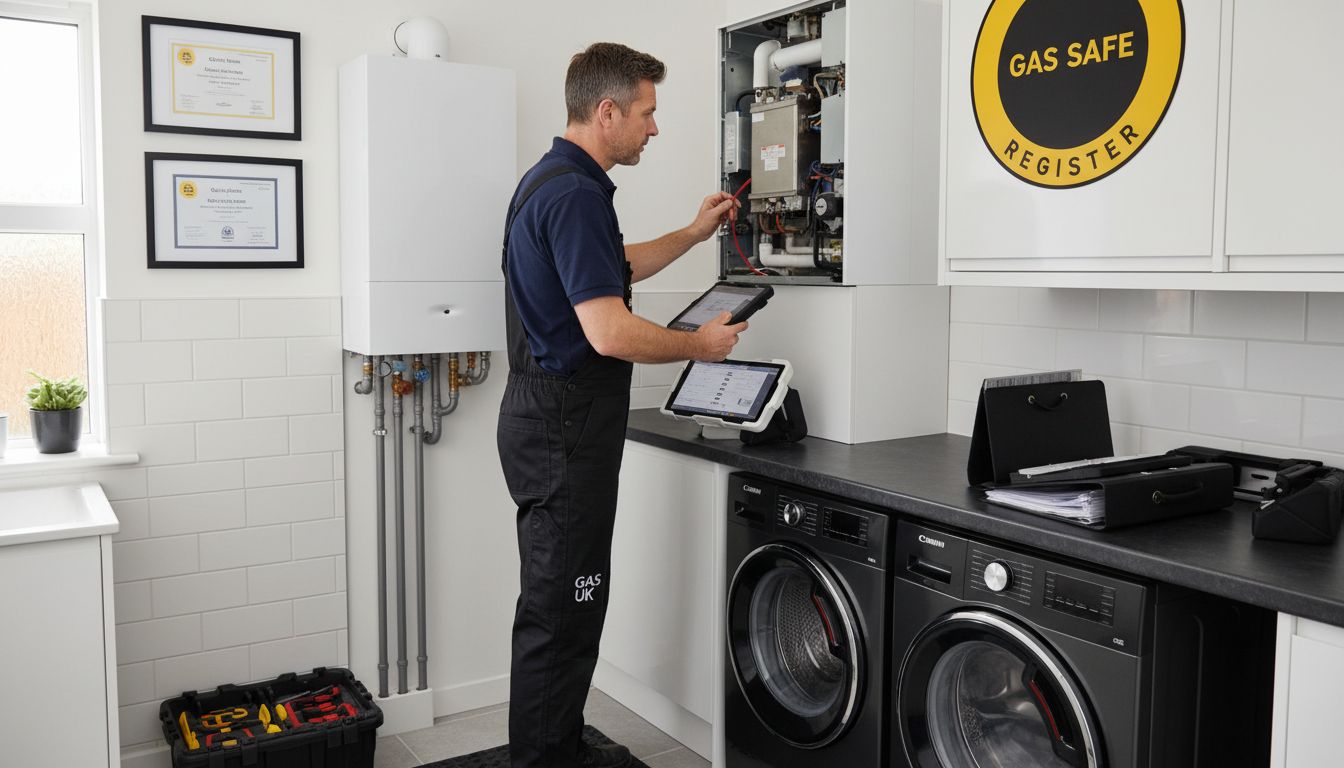 boiler servicing professional