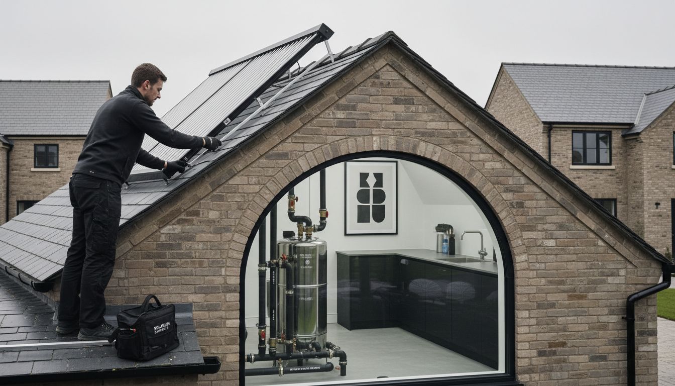 solar thermal installation