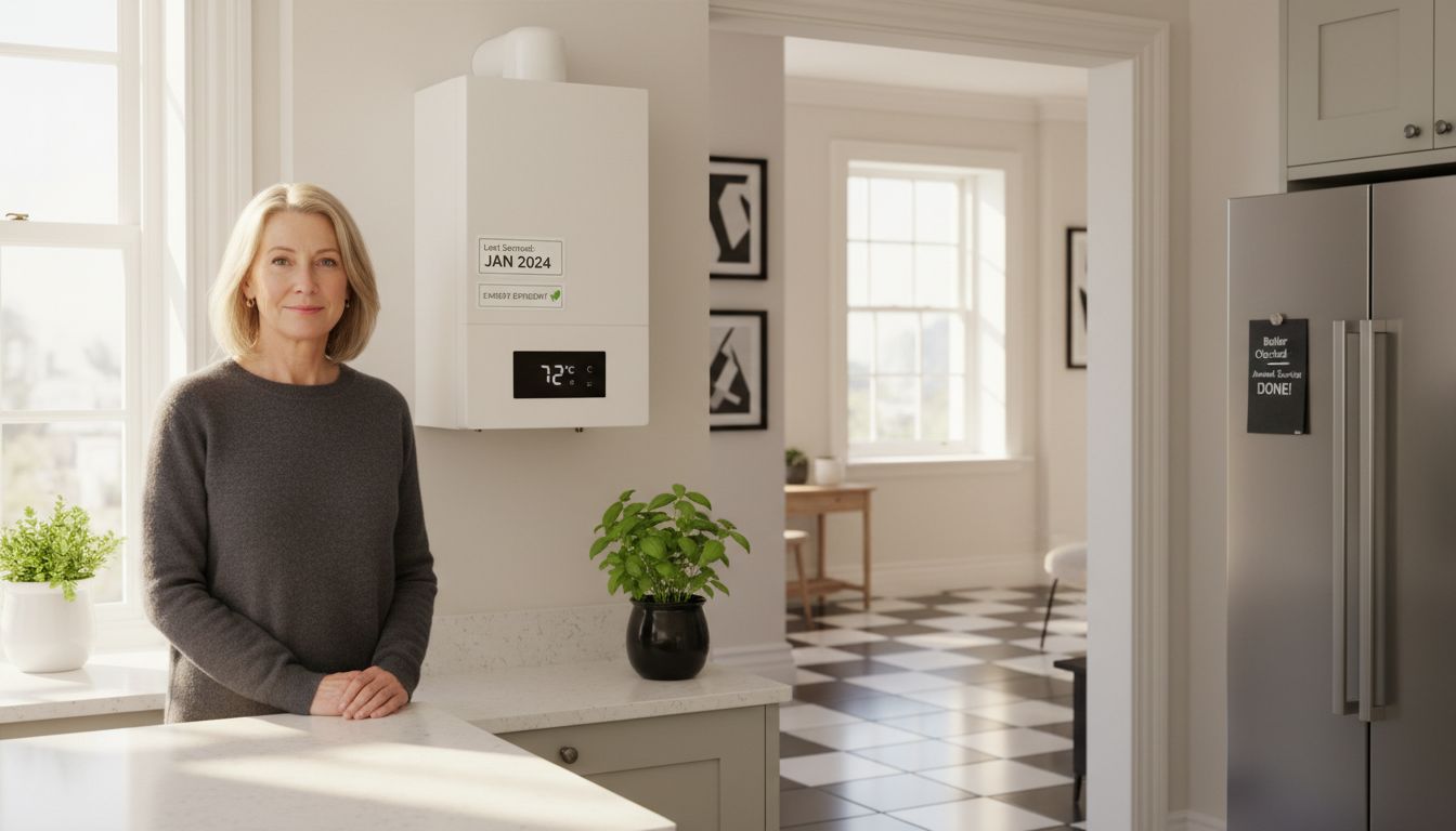 Homeowner stands by serviced boiler