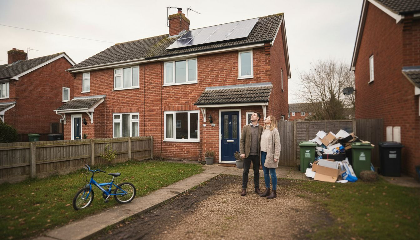 Solar thermal panels on Hampshire house roof