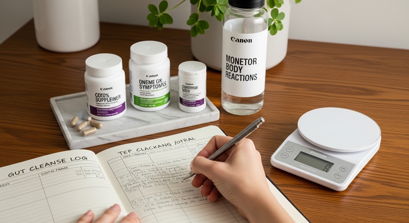 gut cleanse tracking journal