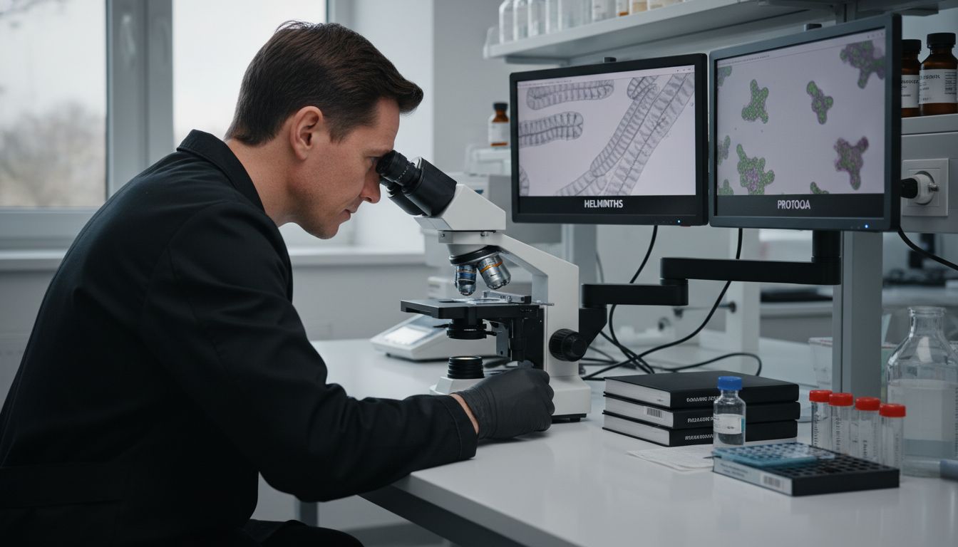 parasite identification lab