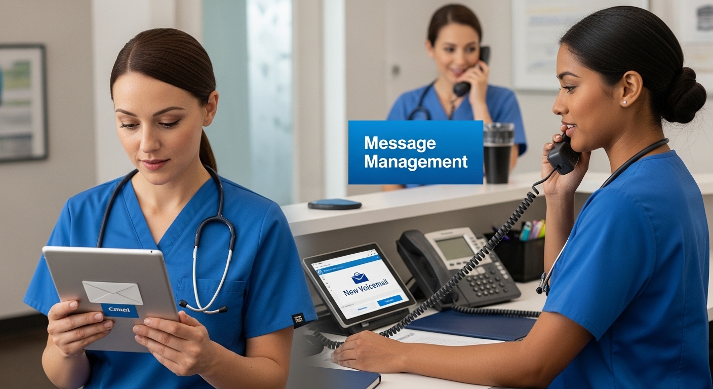 healthcare voicemail email