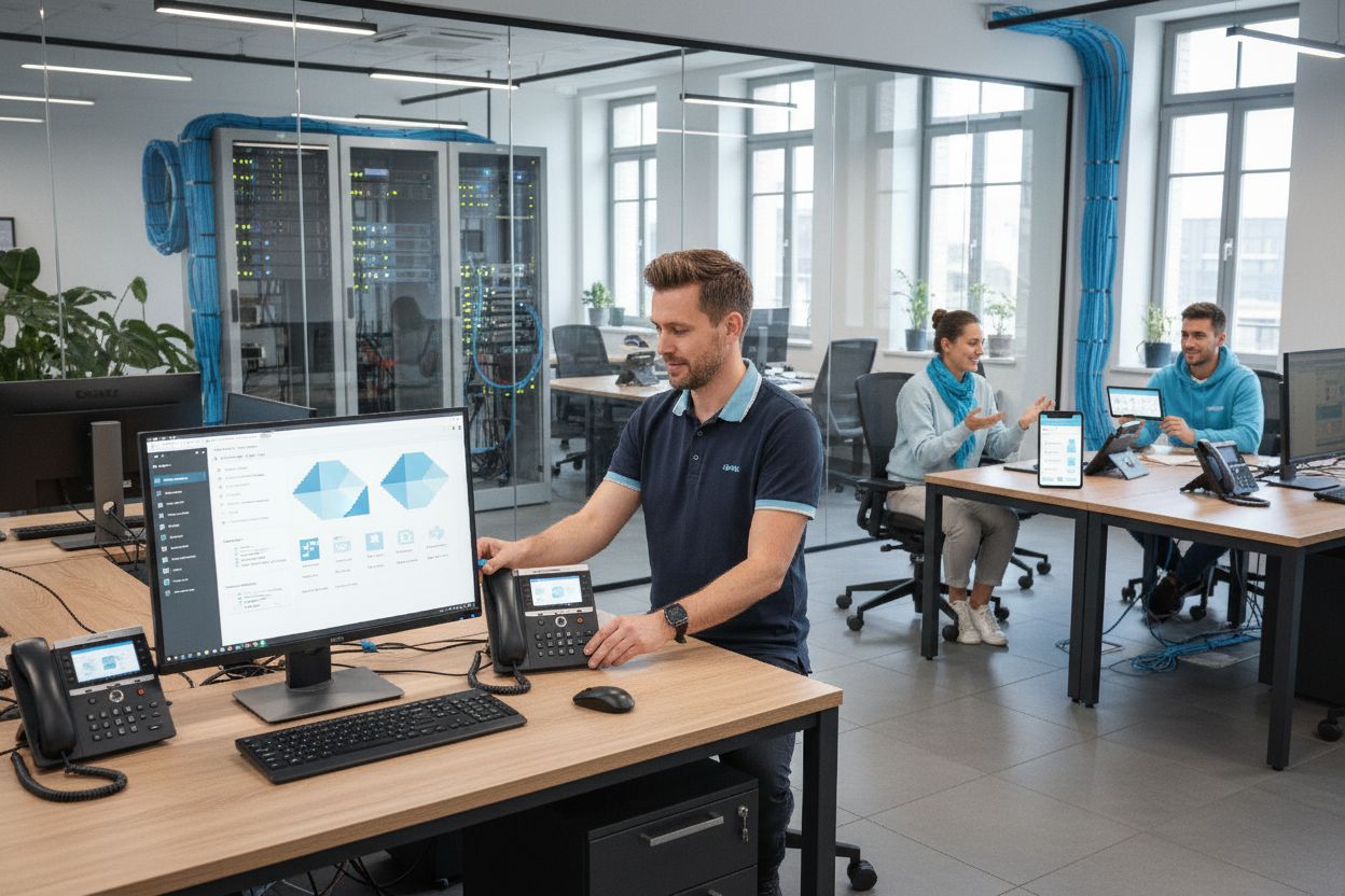 VoIP implementation office