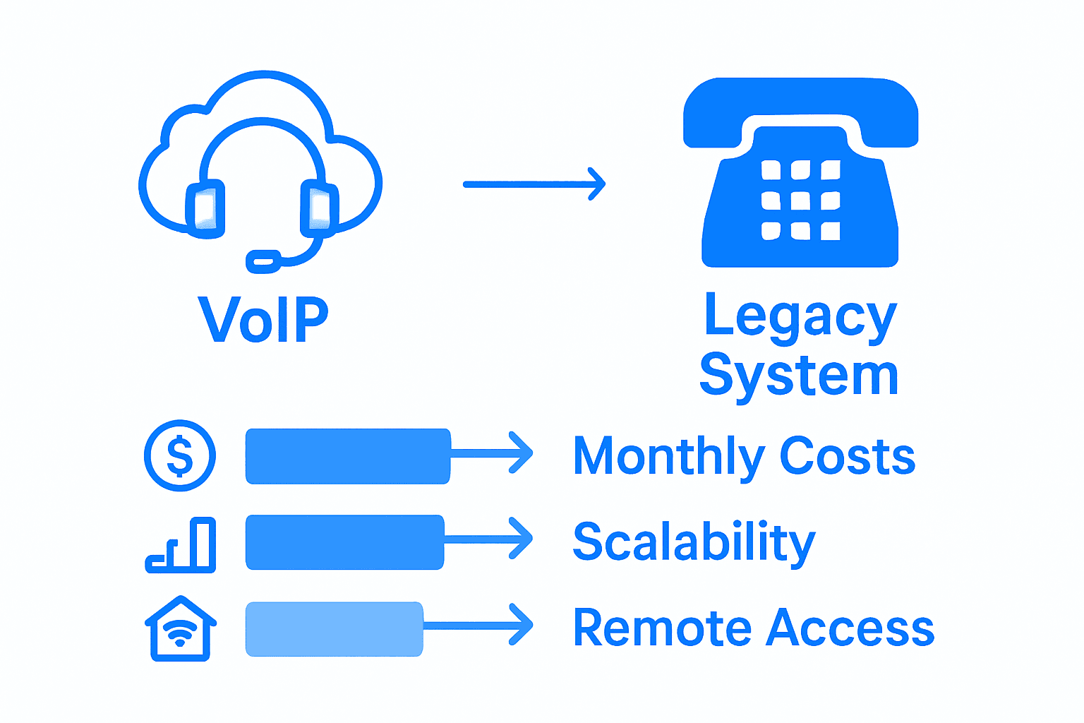 Infographic: VoIP vs. legacy phone systems