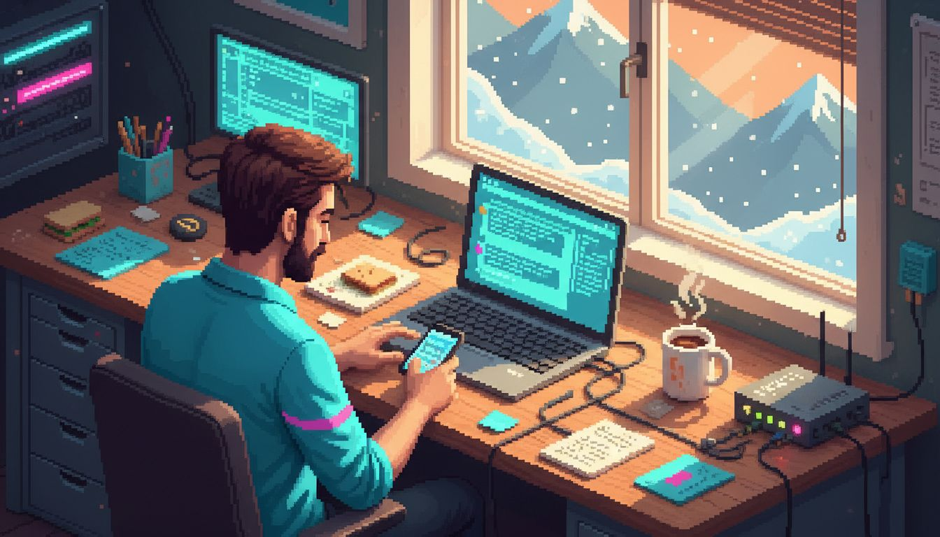 Customer service rep replying by SMS