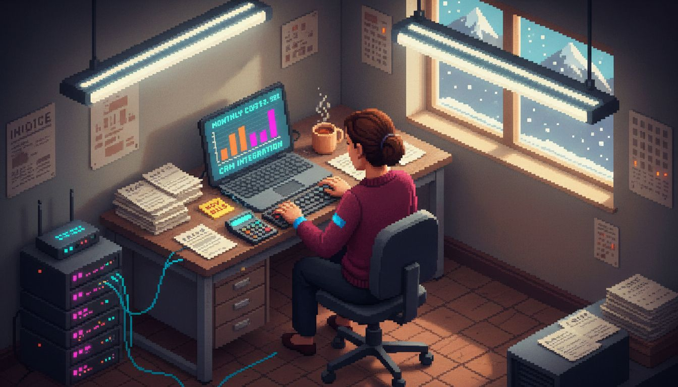 Office admin comparing phone system costs