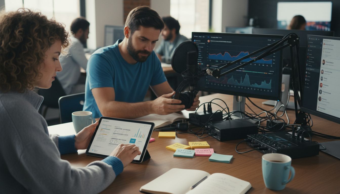 creator brainstorming session