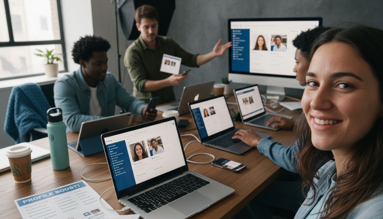 social profile optimization workspace