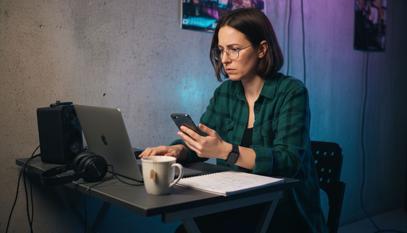 Streamer adjusting live privacy settings