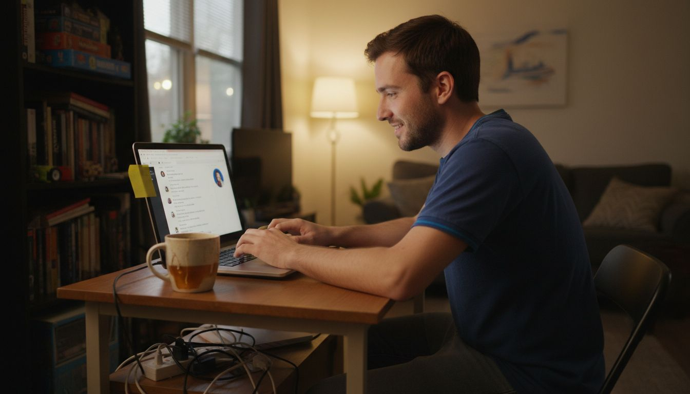 Content creator replying to audience comments