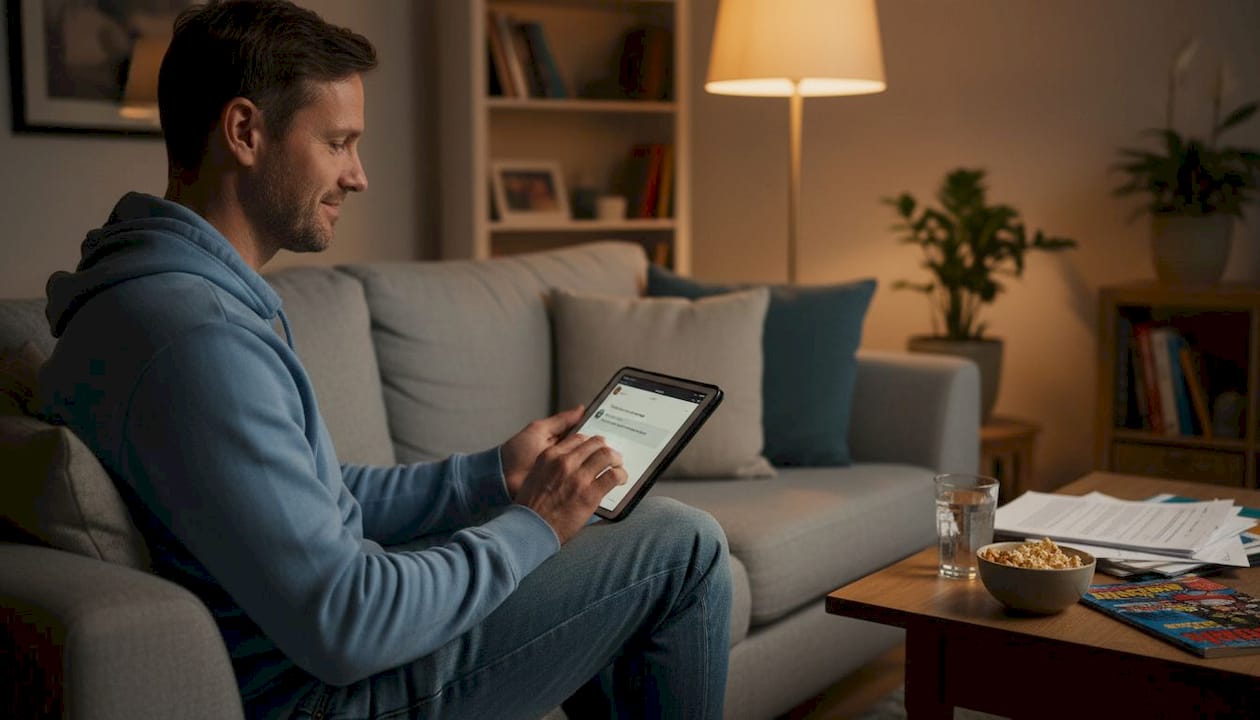 Creator interacts with fans in casual setting