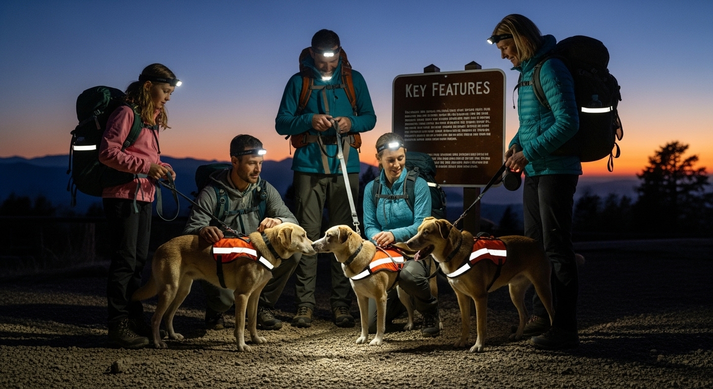 reflective dog gear features