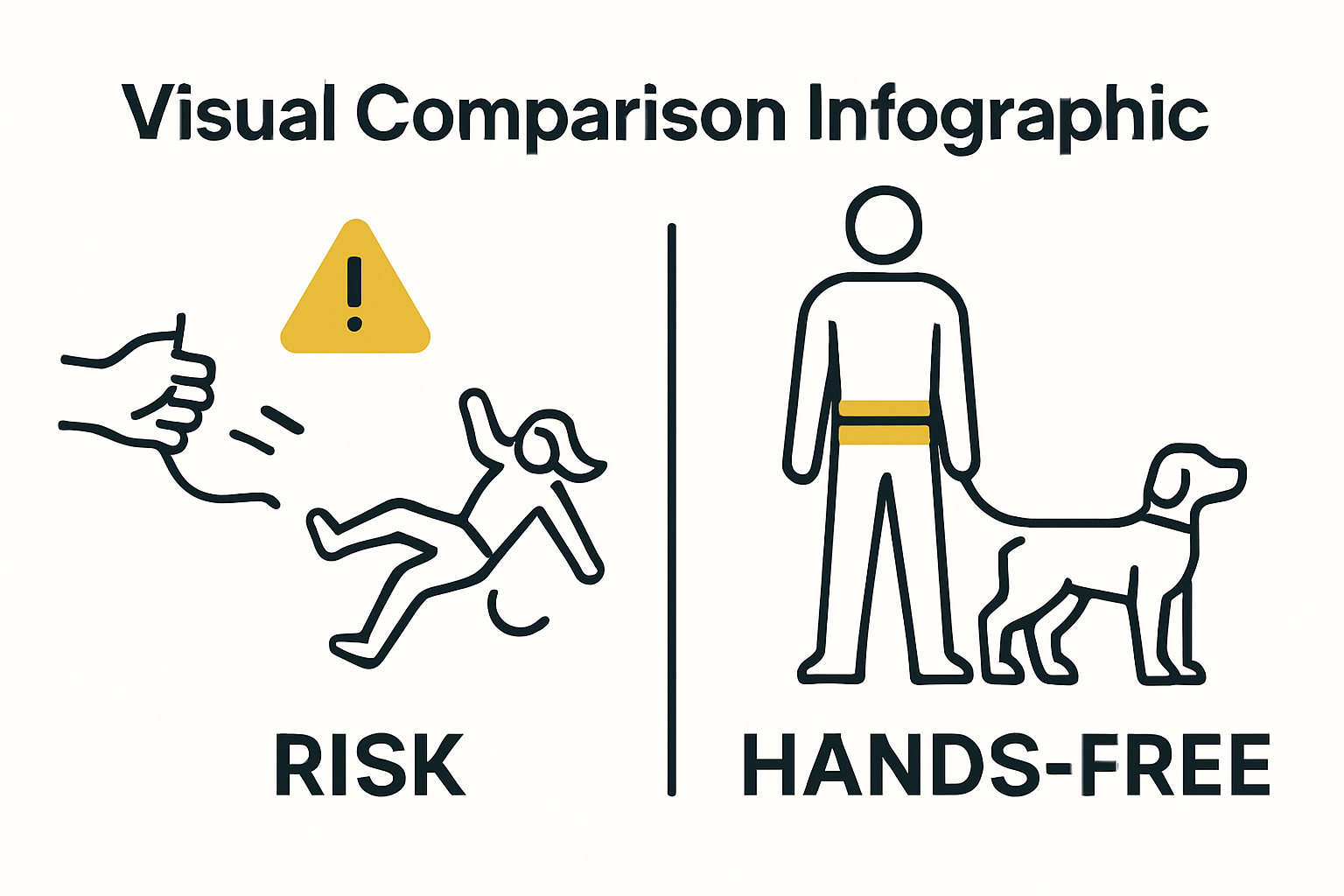 Comparing risk of injury: hand-held leash vs hands-free leash